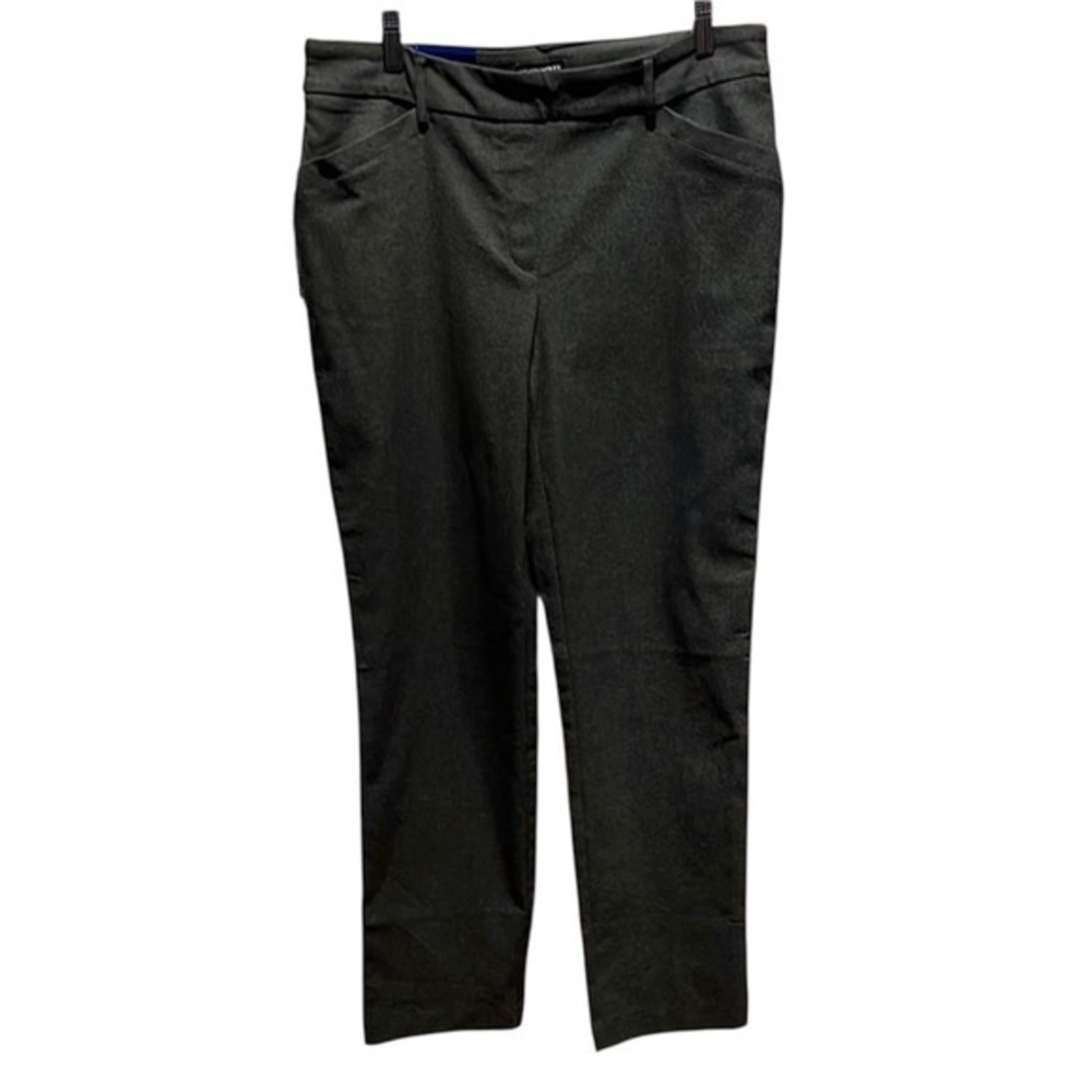 New Hilary Radley Women’s Gray Pattern Stretchy Pants Size Large NWT